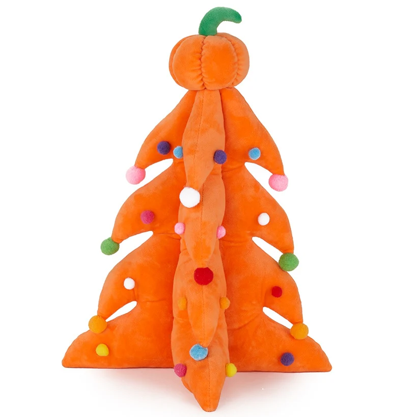 Lighted Plush Halloween Harvest Retro Tree - Image 3