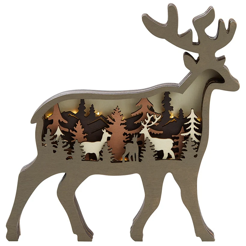 Lighted Woodland Animals - Image 9