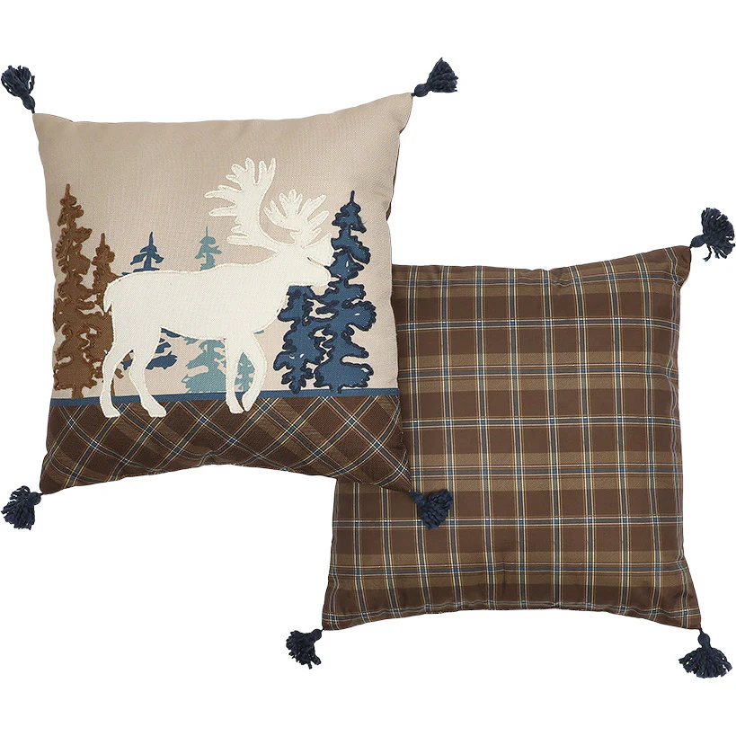 Lodge Embroidered Decorative Pillow - Image 7