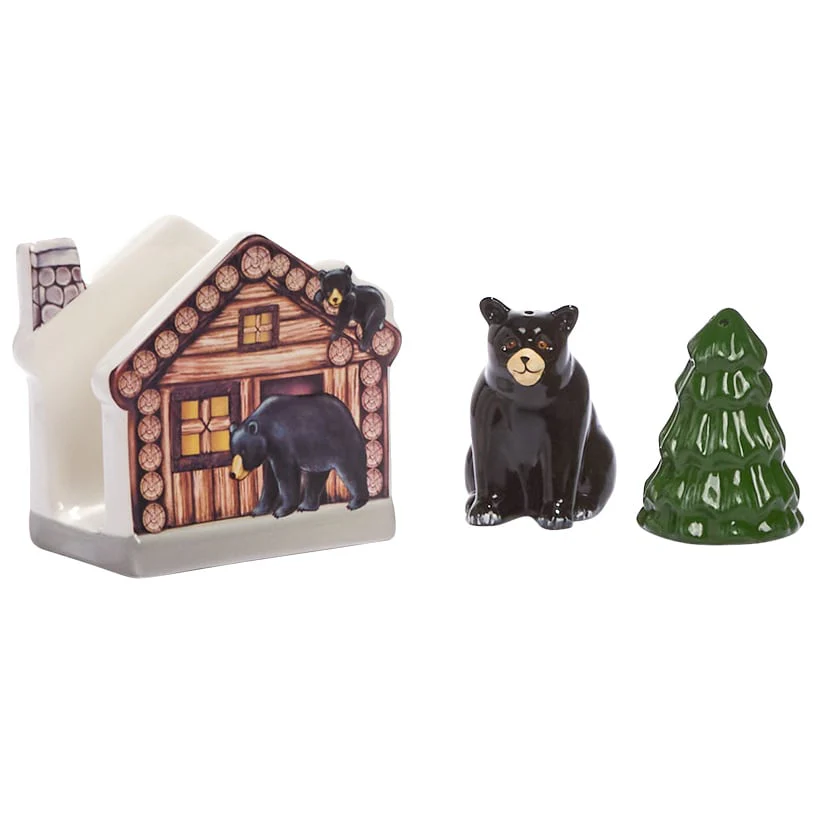 Lodge Kitchen Decor - Sponge Holder, Paper Towel Holder, Salt & Pepper - Image 7