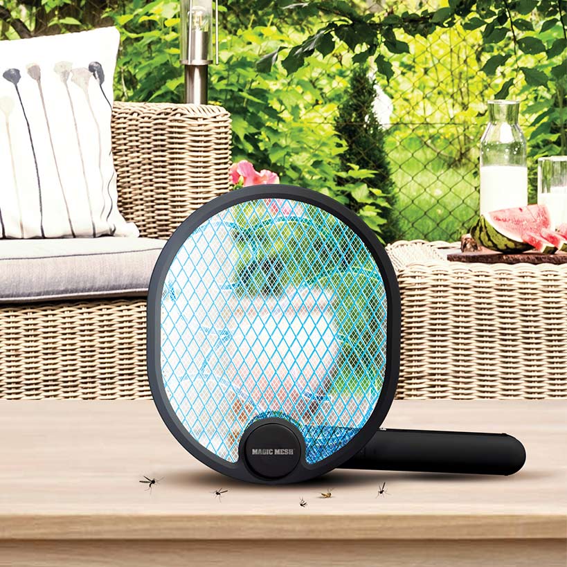 Magic Mesh™ 2-in-1 Bug Zapper And Swatter - Rechargeable and Foldable - Image 2