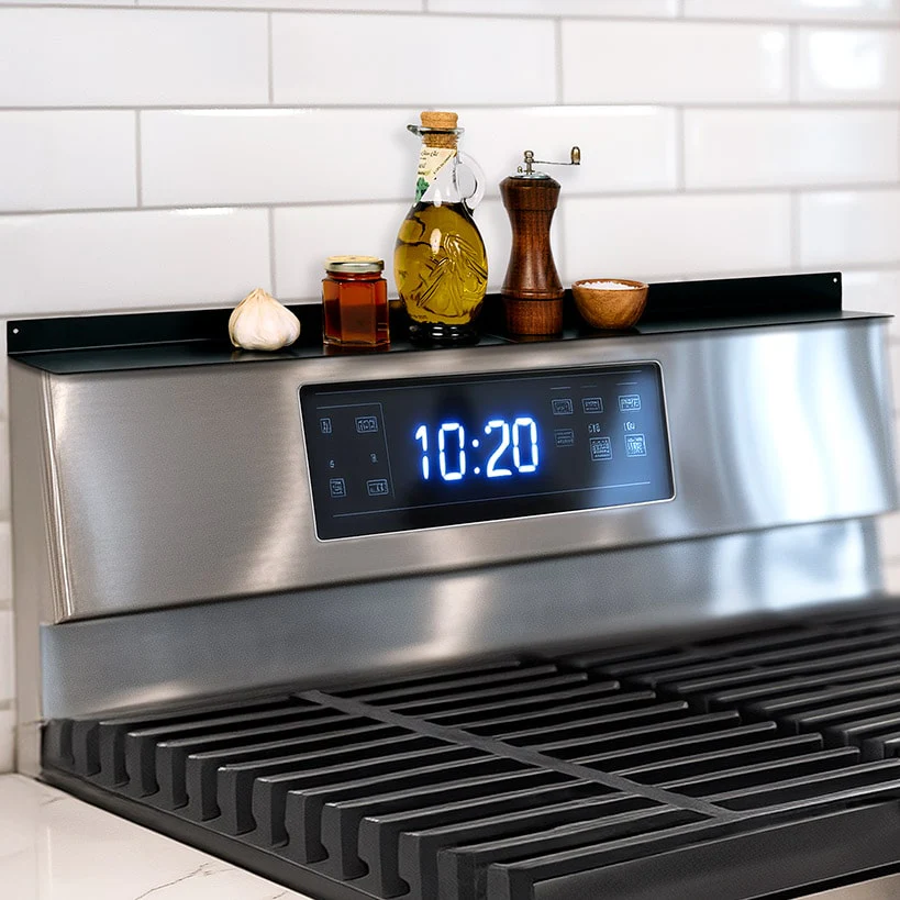 Magnetic Stovetop Storage Shelf in Stainless Steel - 2-Pc. - 15"L - Image 4