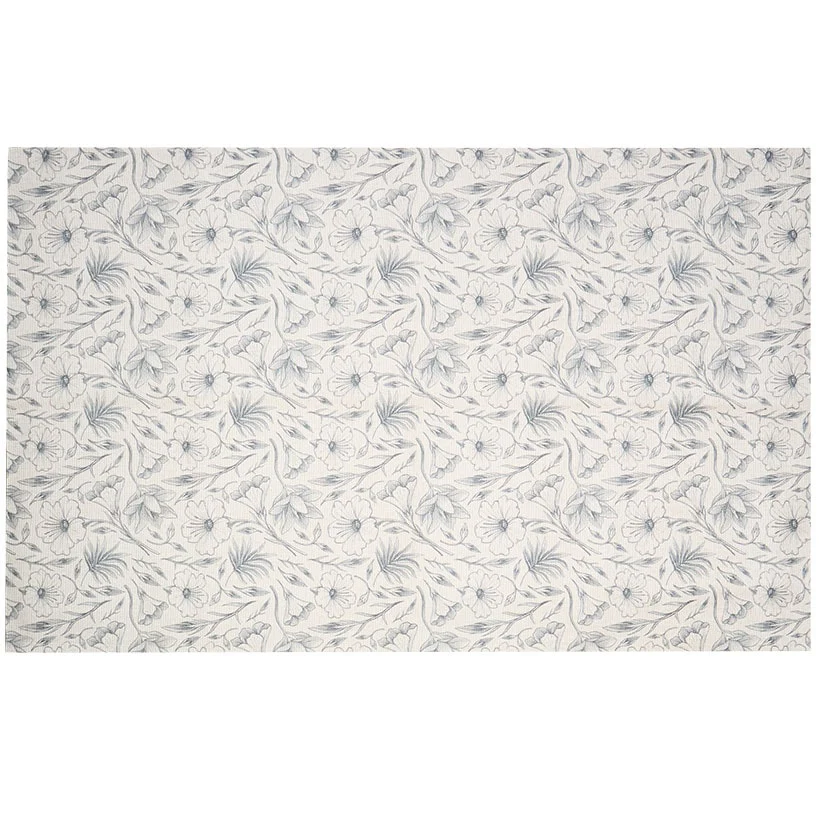 Magnolia Floral Washable Area Rug Accent Rug or Runner Rug - Image 5