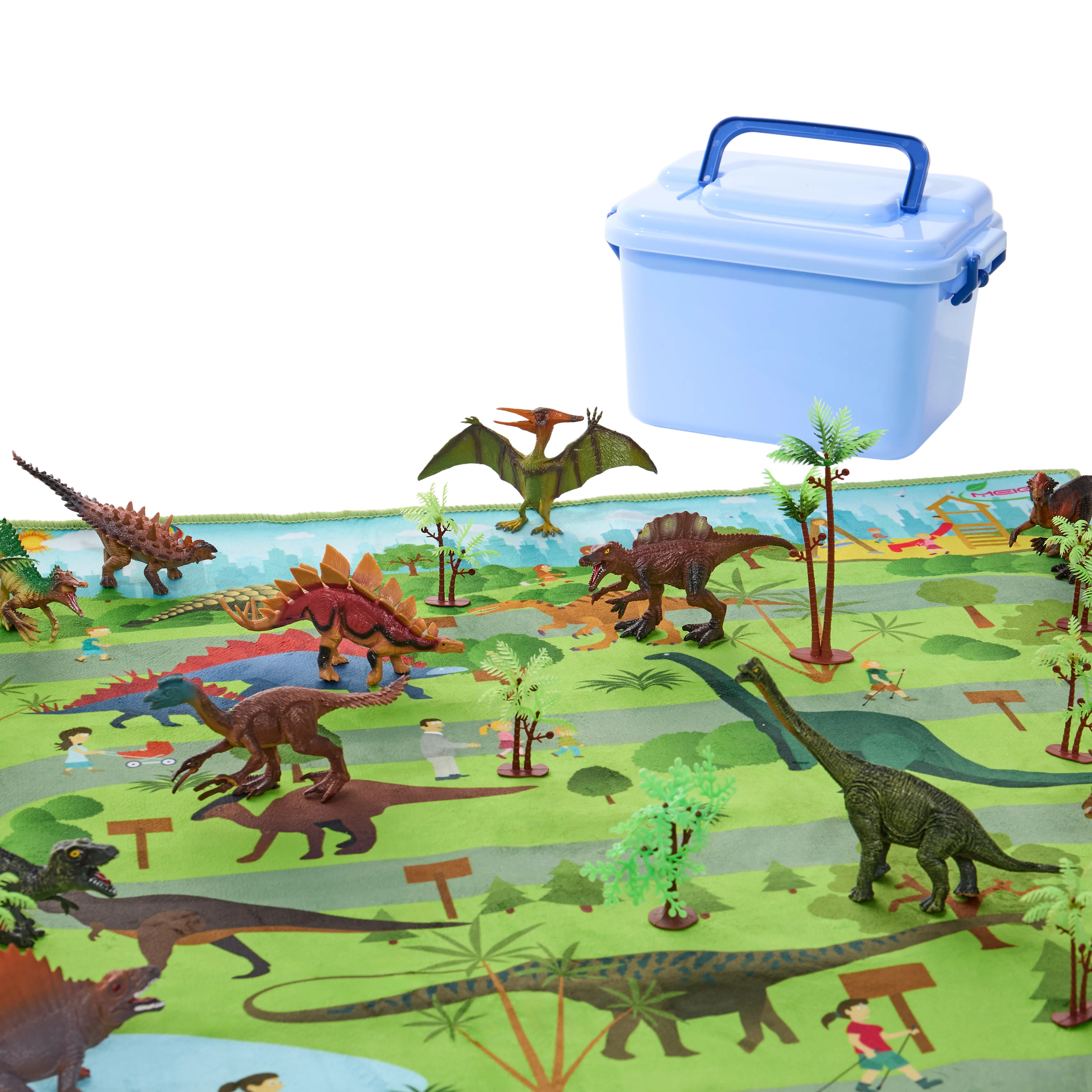 Meigo Dino Park Playset With Figures And Tub - Image 3
