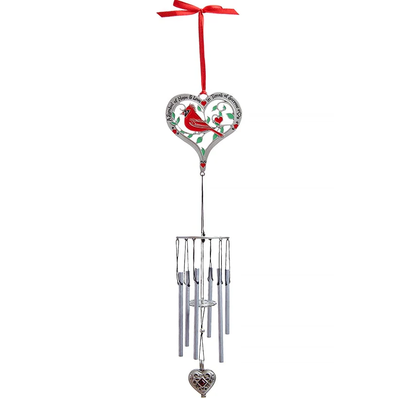 Memorial Cardinal Windchime - Image 2