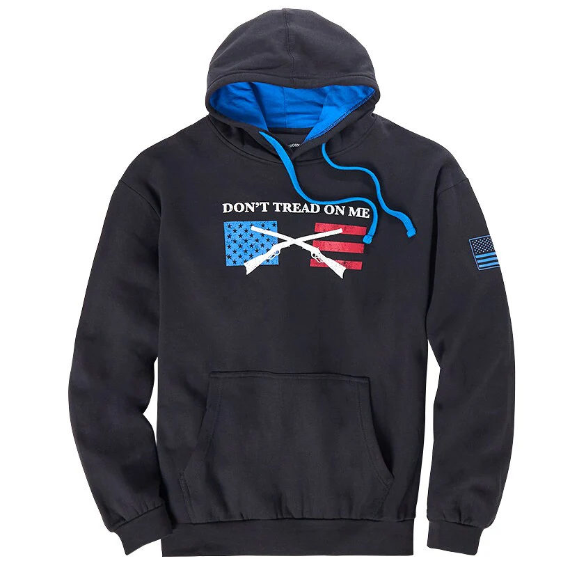 Men's Buckhorn River American Flag Hoodie - Image 5