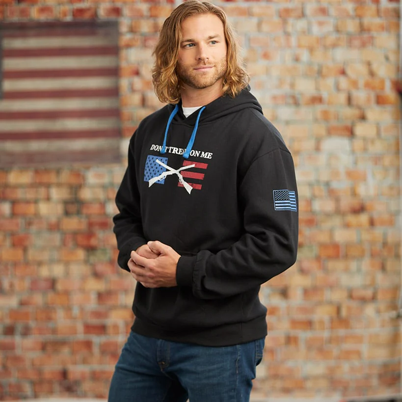 Men's Buckhorn River American Flag Hoodie - Image 6