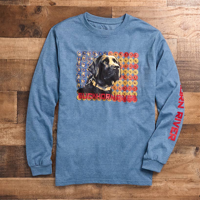 Men's Buckhorn River Americana Long Sleeve Graphic T-Shirt - Image 10