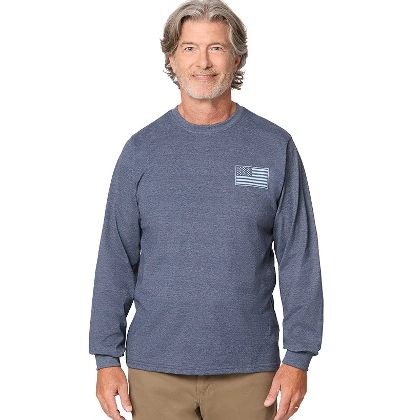 Men's Buckhorn River Americana Long Sleeve Graphic T-Shirt - Image 15