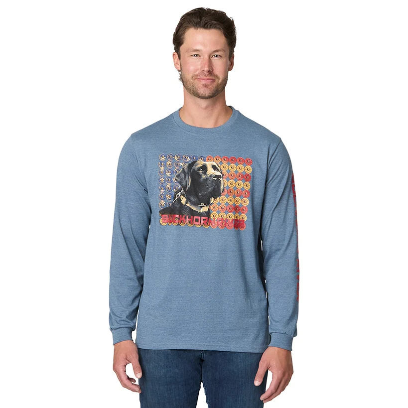 Men's Buckhorn River Americana Long Sleeve Graphic T-Shirt - Image 16