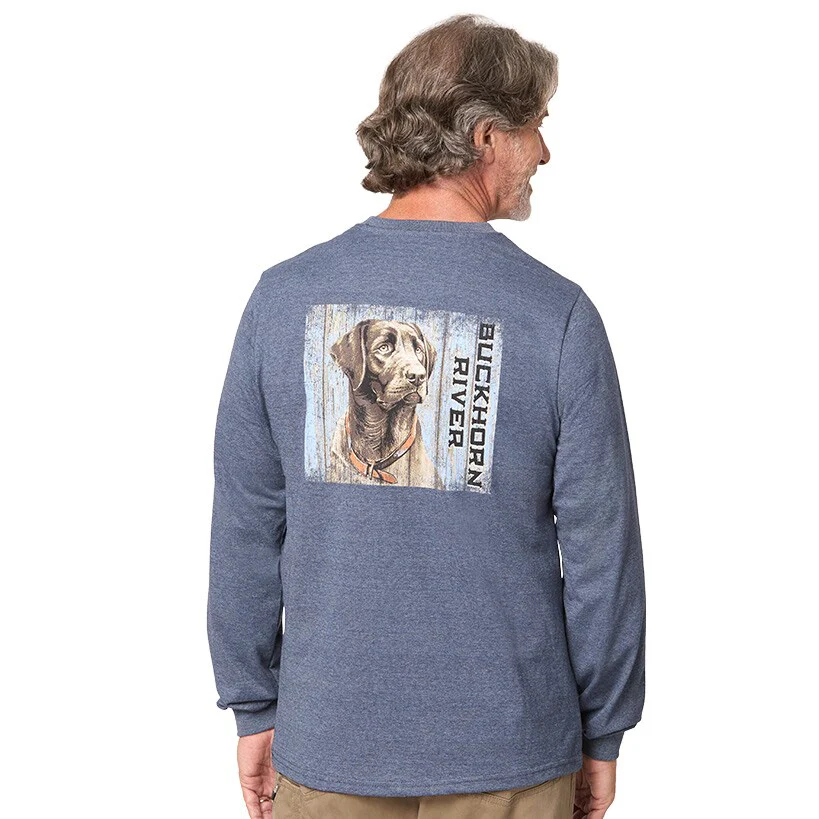 Men's Buckhorn River Americana Long Sleeve Graphic T-Shirt - Image 2