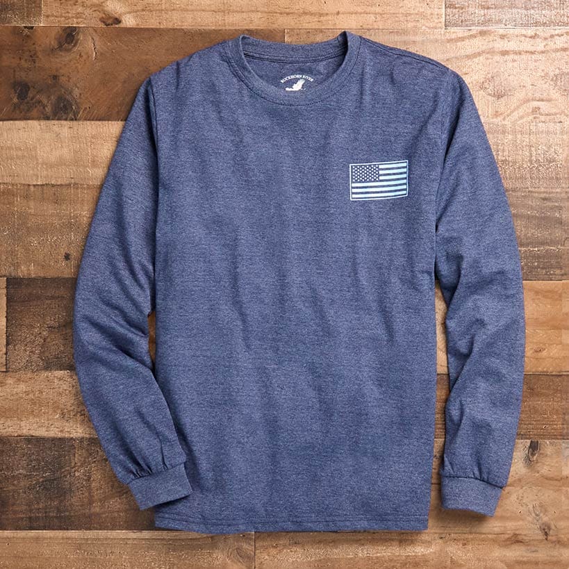 Men's Buckhorn River Americana Long Sleeve Graphic T-Shirt - Image 6