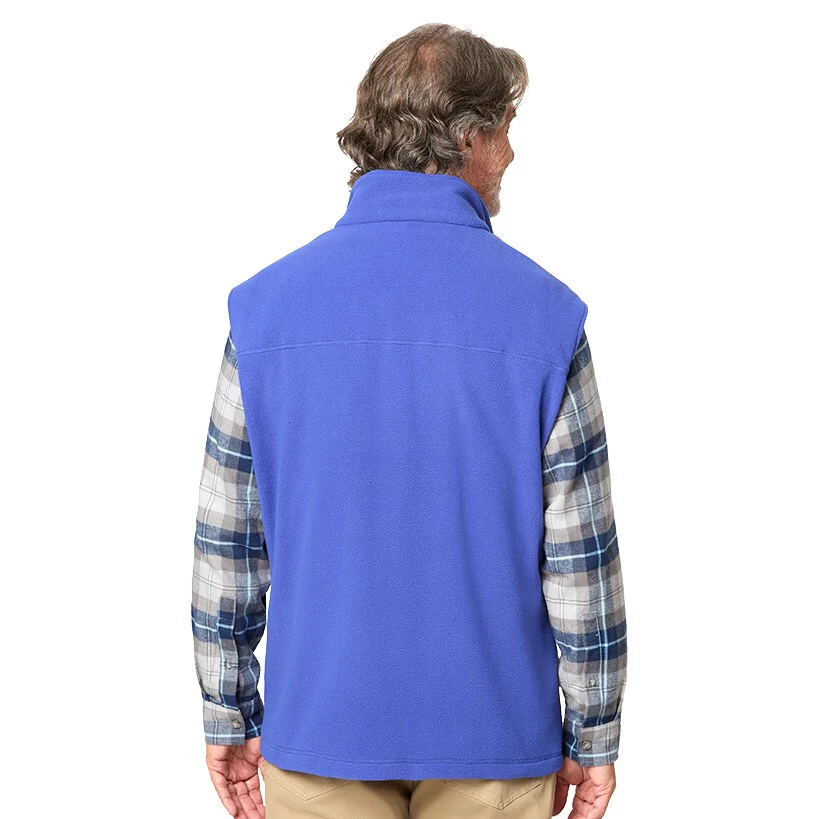 Men's Fleece Zip-Up Vest - Image 5