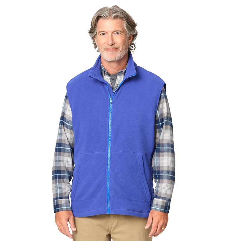 Men's Fleece Zip-Up Vest - Image 9