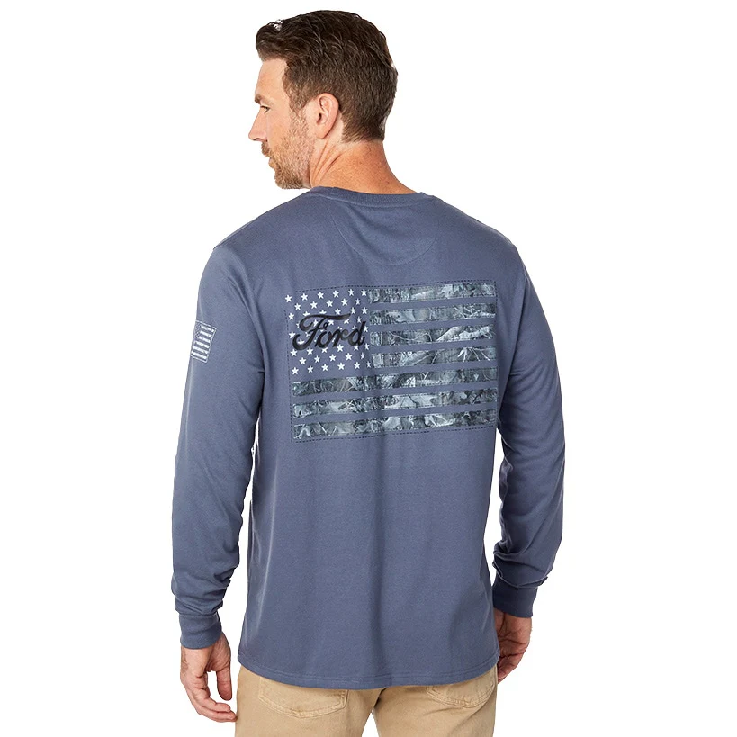 Men's Ford Car Long Sleeve Graphic T-Shirt - Image 10