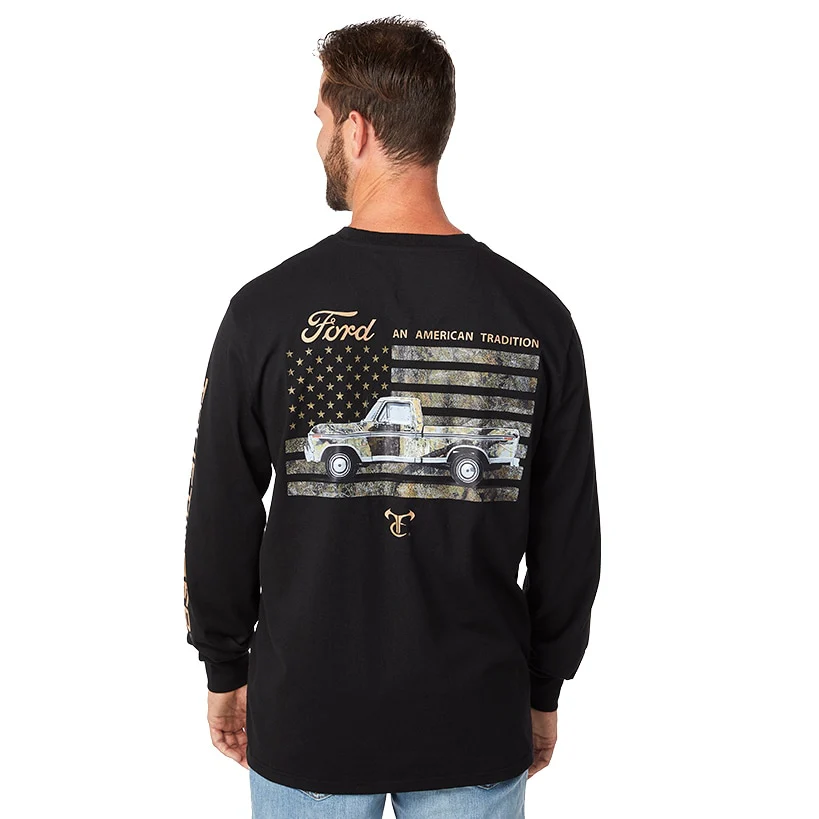 Men's Ford Car Long Sleeve Graphic T-Shirt - Image 11