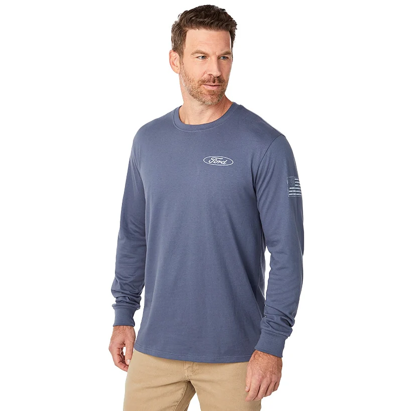 Men's Ford Car Long Sleeve Graphic T-Shirt - Image 2