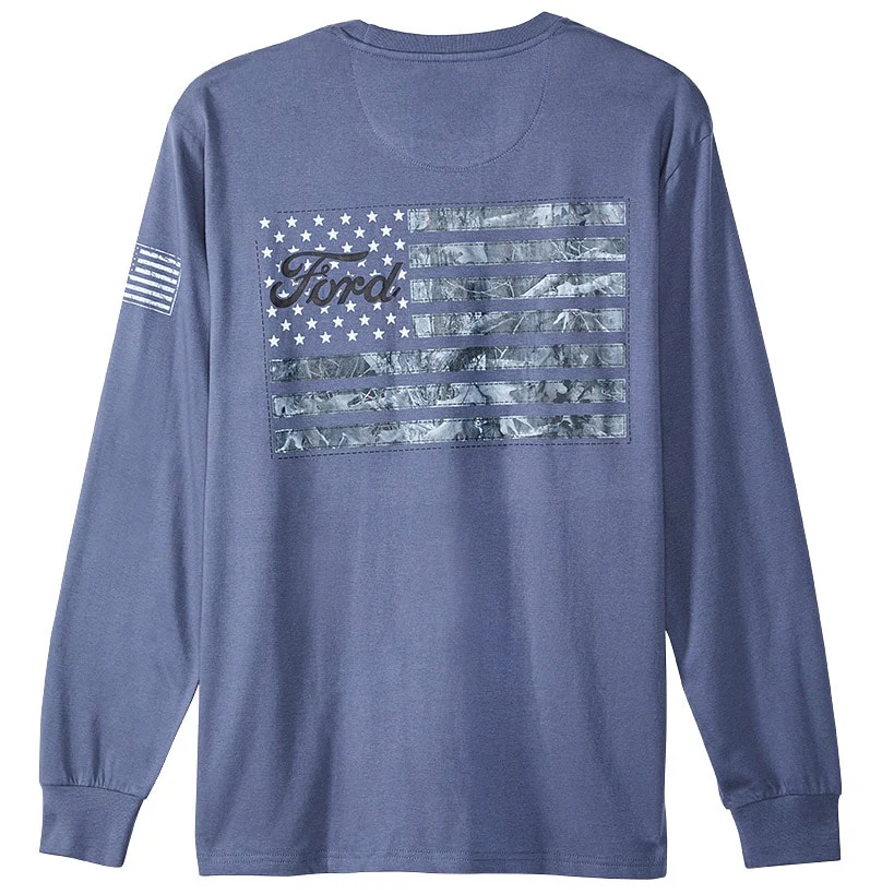 Men's Ford Car Long Sleeve Graphic T-Shirt - Image 4