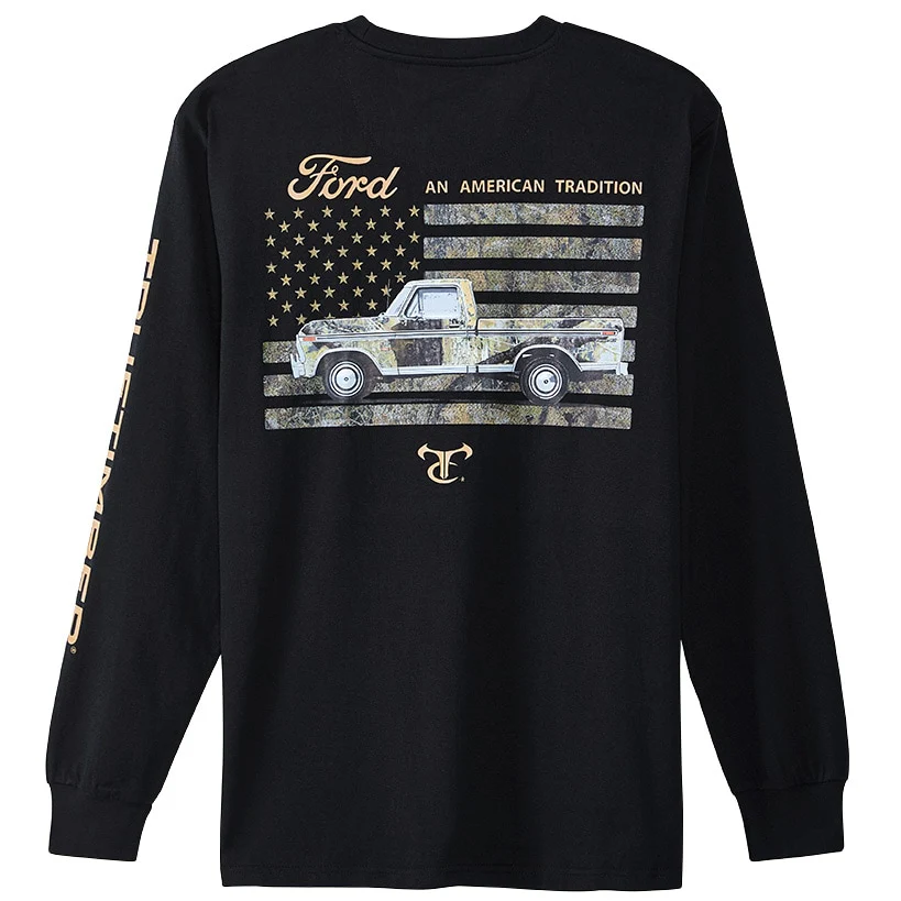Men's Ford Car Long Sleeve Graphic T-Shirt - Image 8