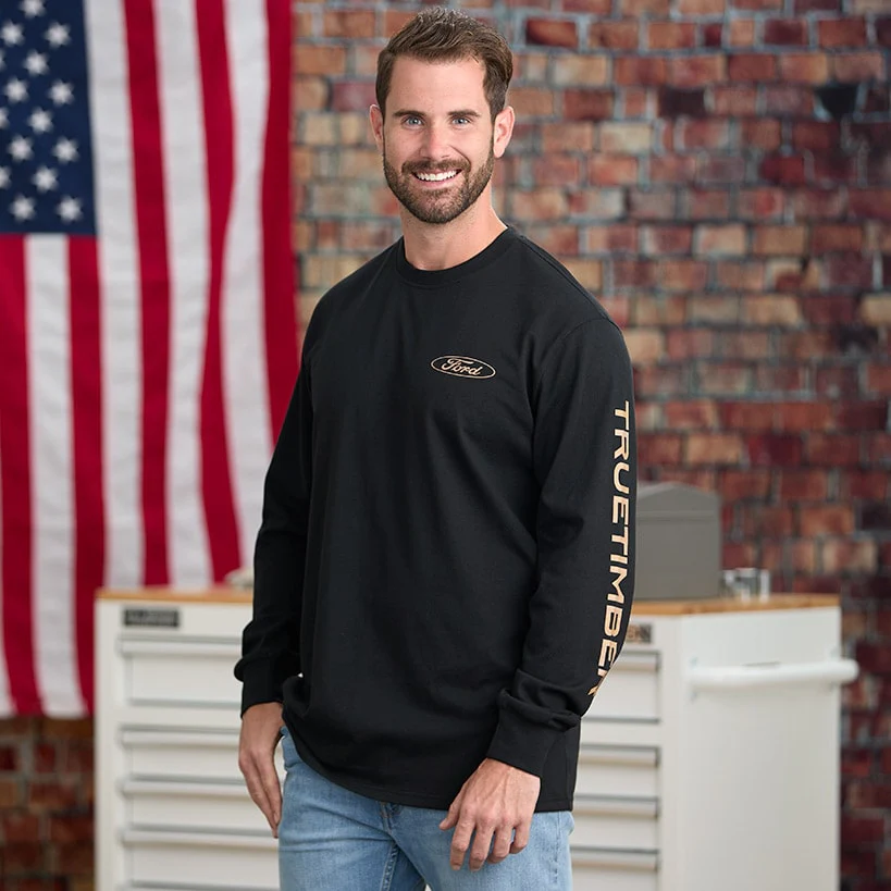 Men's Ford Car Long Sleeve Graphic T-Shirt - Image 9