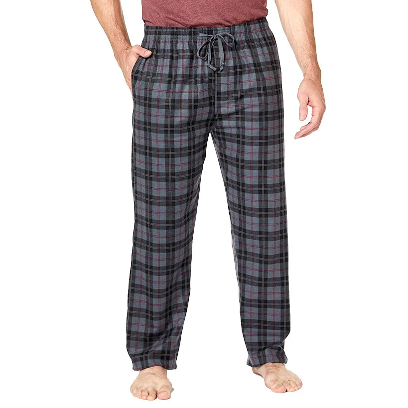 Men's Set of 3 Plaid Flannel Pants - Image 4