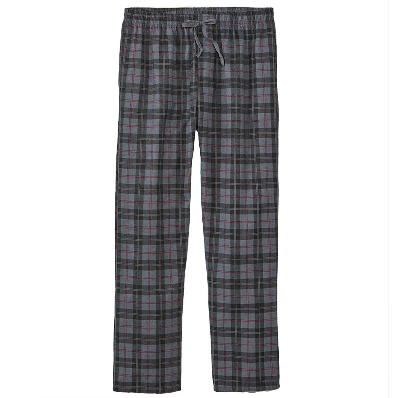 Men's Set of 3 Plaid Flannel Pants - Image 5