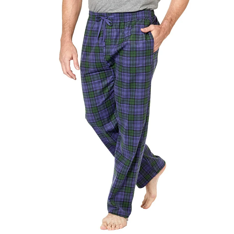 Men's Set of 3 Plaid Flannel Pants - Image 6