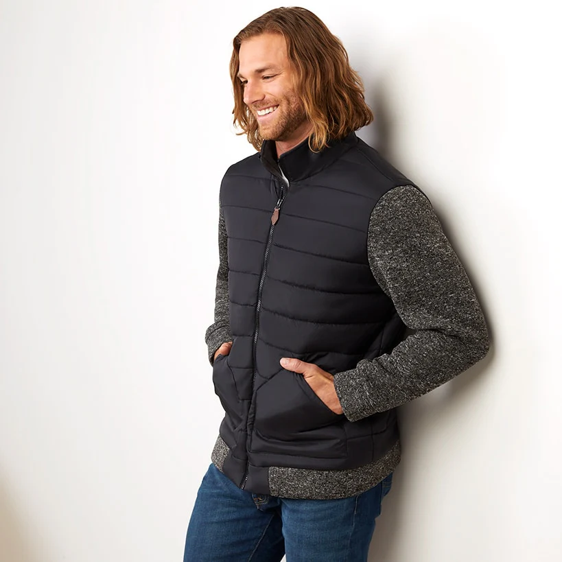 Men's Sweater Fleece Puffer Jacket - Image 5