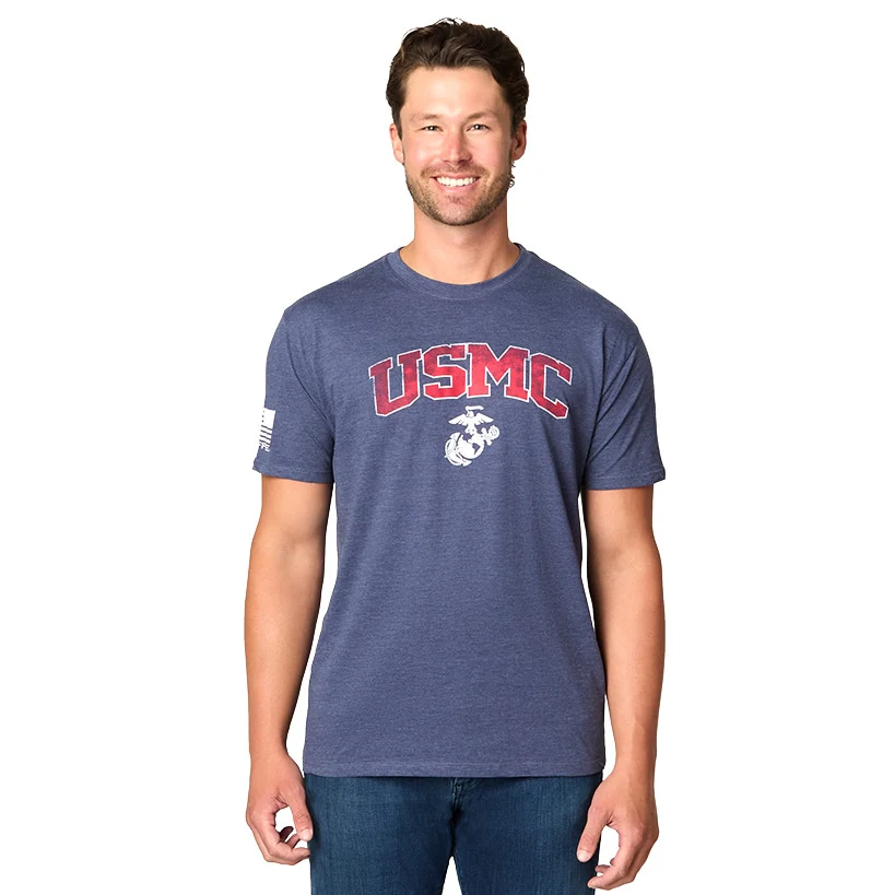 Men's U.S. Marines Short Sleeve Graphic T-Shirt - Image 5