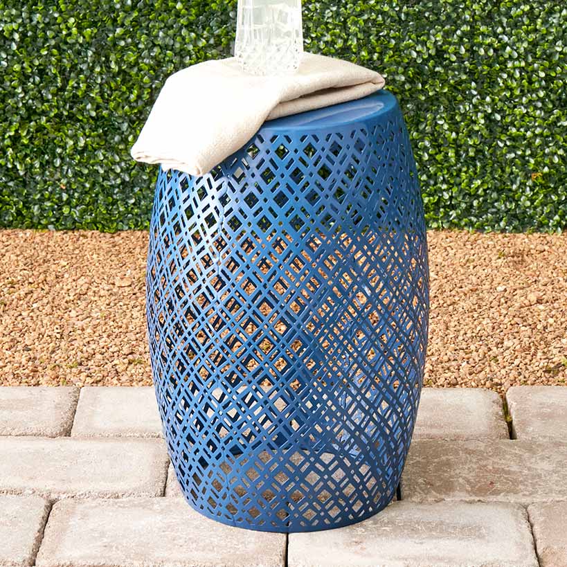 Metal Barrel Stool - Image 2
