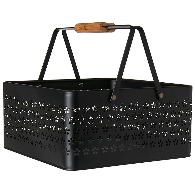 Metal Storage Organizer Caddy with Handles - Image 3