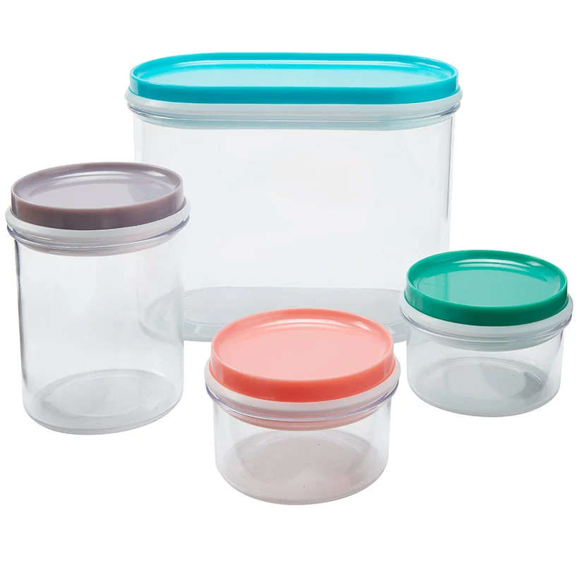 Mini Storage Containers with Airtight Lids Compact and Stackable - Image 3