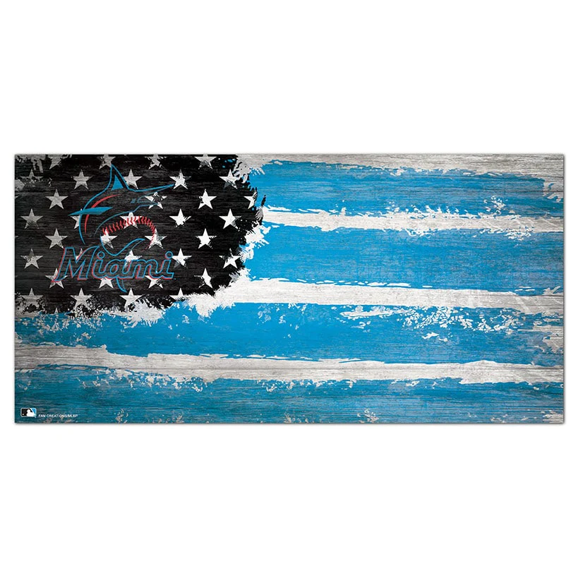 MLB Distressed Flag Sign - Image 15