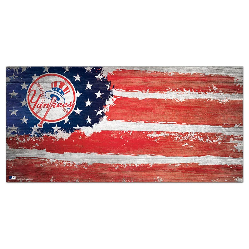 MLB Distressed Flag Sign - Image 30