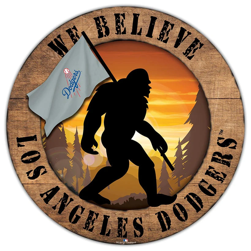 MLB We Believe Bigfoot Circle Signs - Image 10