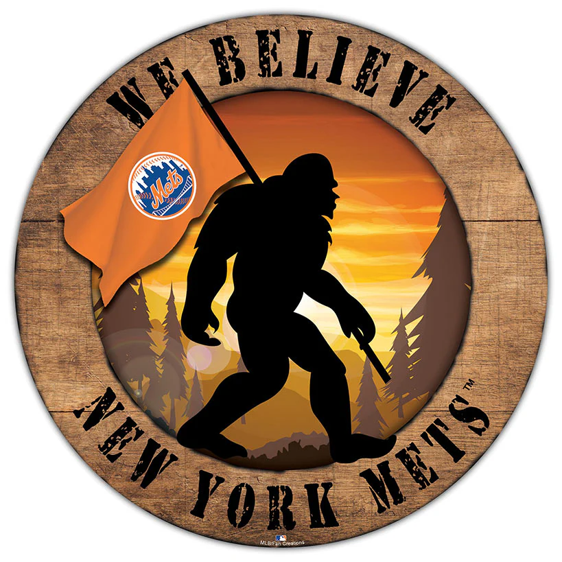 MLB We Believe Bigfoot Circle Signs - Image 16