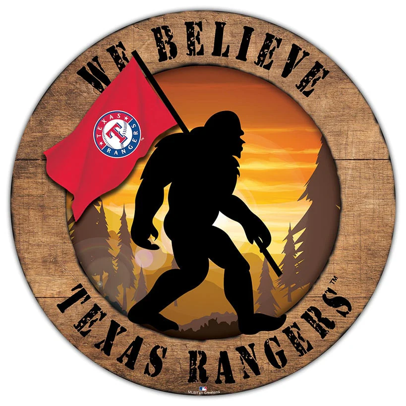 MLB We Believe Bigfoot Circle Signs - Image 22