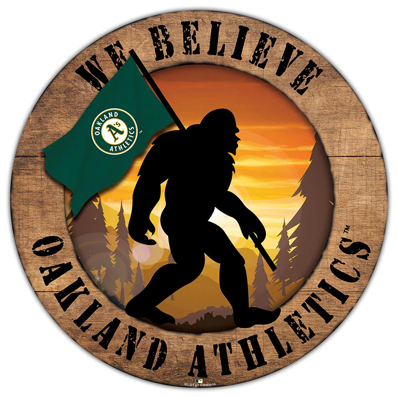MLB We Believe Bigfoot Circle Signs - Image 3