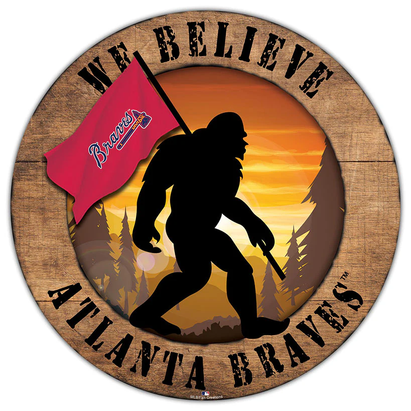 MLB We Believe Bigfoot Circle Signs - Image 5