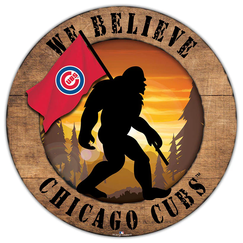 MLB We Believe Bigfoot Circle Signs - Image 8