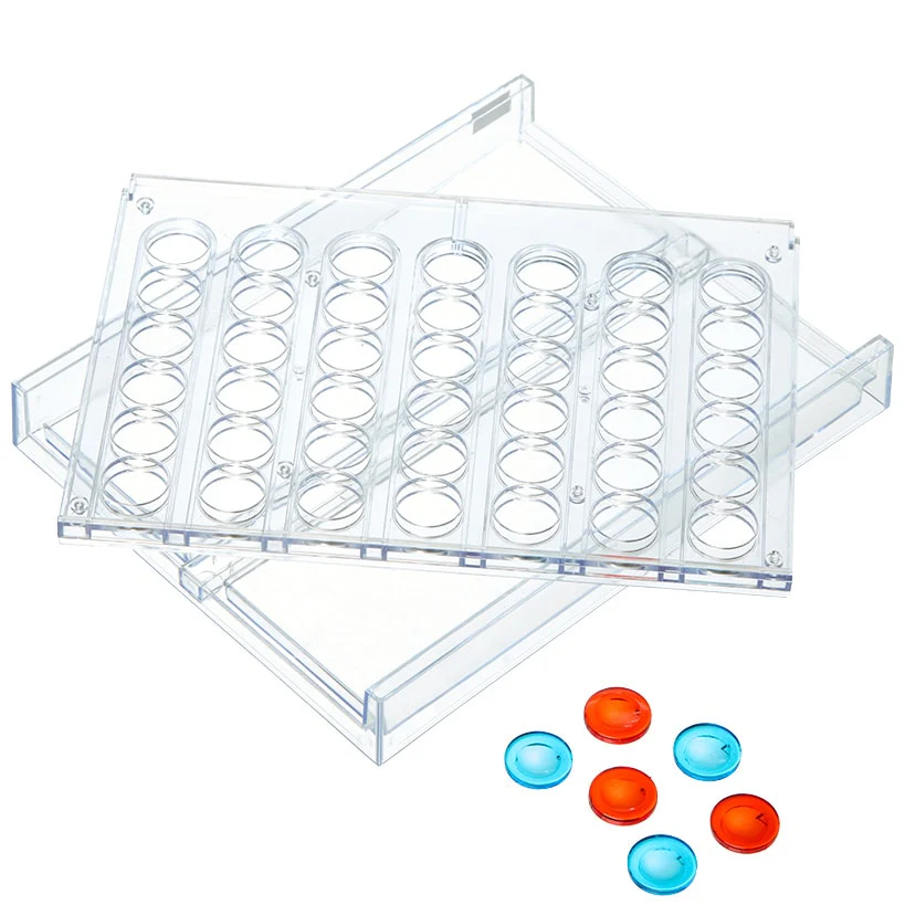 Transparent 4-in-a-Row Game - Family Fun and Easy to Transport - Image 3