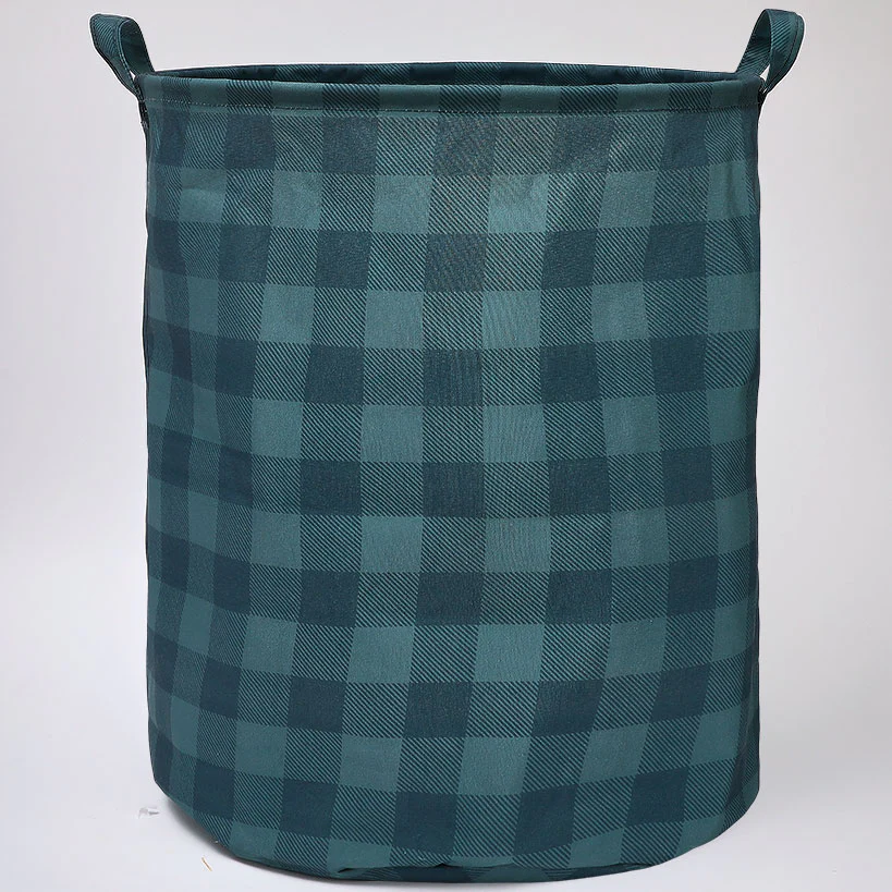 Monogram Buffalo Plaid Laundry Bag - Image 4