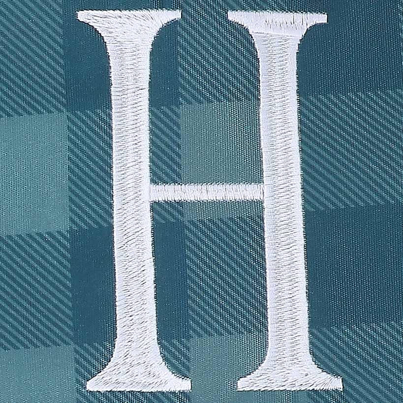 Monogram Buffalo Plaid Laundry Bag - Image 9