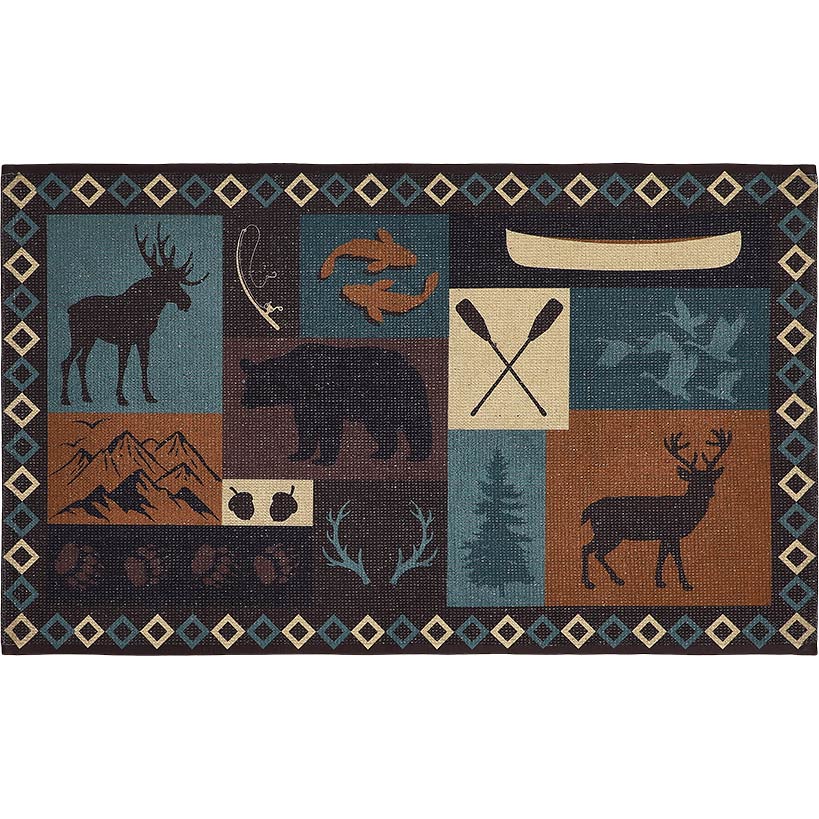Moose Lodge Washable Area Rug, Accent Rug or Runner Rug - Image 6