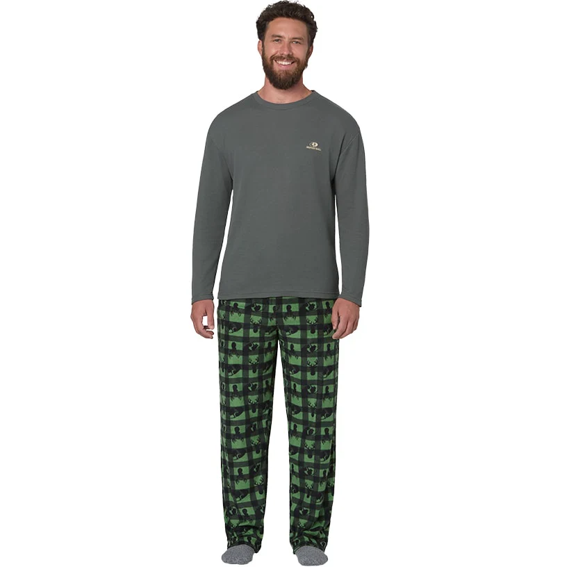 Mossy Oak Men's Fleece Pants and Thermal Top - Image 2
