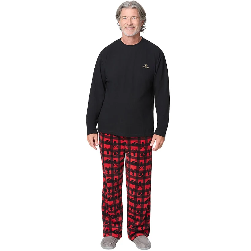 Mossy Oak Men's Fleece Pants and Thermal Top - Image 3