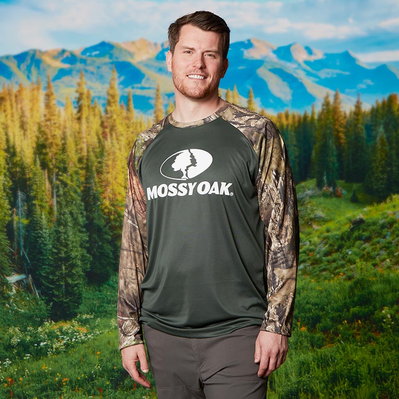 Mossy Oak Performance Long Sleeve Men's T Shirt - Image 3