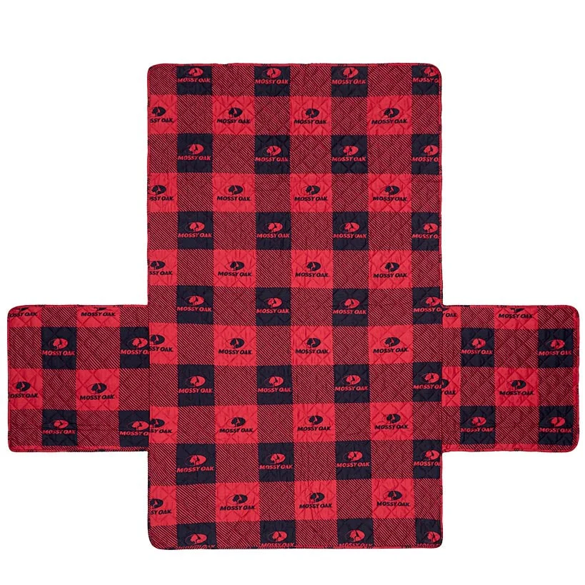 Mossy Oak Red Buffalo Logo Quilted Furniture Cover Chair, Loveseat, Sofa - Image 4