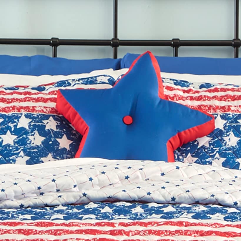 Mossy Oak Stars and Stripes Star Shaped Decorative Pillow - Image 2