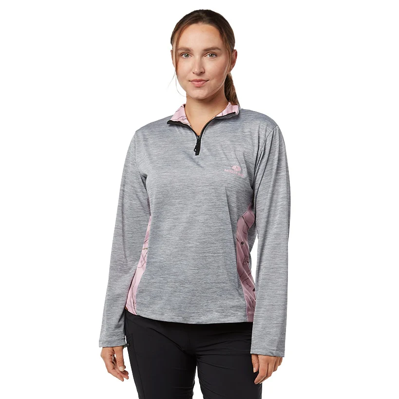 Mossy Oak Women's Quarter Zip Pullover - Image 6